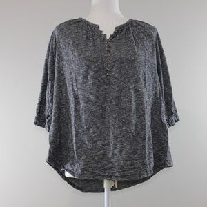 Lucky brand Gray blouse